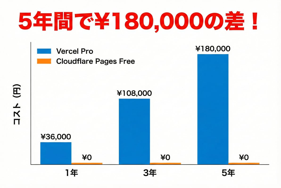 5年間のコスト比較